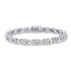 Thumbnail Image 1 of Previously Owned Diamond Bracelet 3 ct tw Round-cut 10K White Gold
