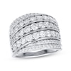 Thumbnail Image 1 of Previously Owned Diamond Anniversary Ring 2 ct tw Round-Cut 10K White Gold