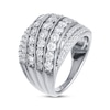 Thumbnail Image 2 of Previously Owned Diamond Anniversary Ring 2 ct tw Round-Cut 10K White Gold