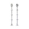 Thumbnail Image 1 of Previously Owned Diamond Drop Earrings 1 ct tw Round-cut 14K White Gold