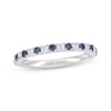 Thumbnail Image 1 of Previously Owned Neil Lane Sapphire Anniversary Band 1/5 ct tw Round-cut Diamonds 14K White Gold