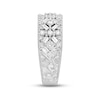 Thumbnail Image 3 of Previously Owned Neil Lane Diamond Anniversary Ring 1-1/4 ct tw Baguette & Round-cut 14K White Gold