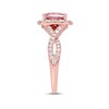 Thumbnail Image 3 of Previously Owned Neil Lane Morganite & Diamond Engagement Ring 7/8 ct tw Round-cut 14K Rose Gold