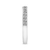 Previously Owned Diamond Wedding Band 3/8 ct tw Round-cut 14K White Gold