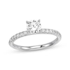 Thumbnail Image 1 of Previously Owned Diamond Engagement Ring 3/4 ct tw Round-cut 14K White Gold