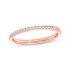 Thumbnail Image 1 of Previously Owned Diamond Wedding Band 1/10 ct tw Round-cut 14K Rose Gold