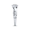 Thumbnail Image 3 of Previously Owned Diamond Engagement Ring 5/8 ct tw Princess & Round-cut 14K White Gold