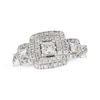 Thumbnail Image 0 of Previously Owned Three-Stone Engagement Ring 7/8 ct tw Princess-Cut Diamonds 14K White Gold