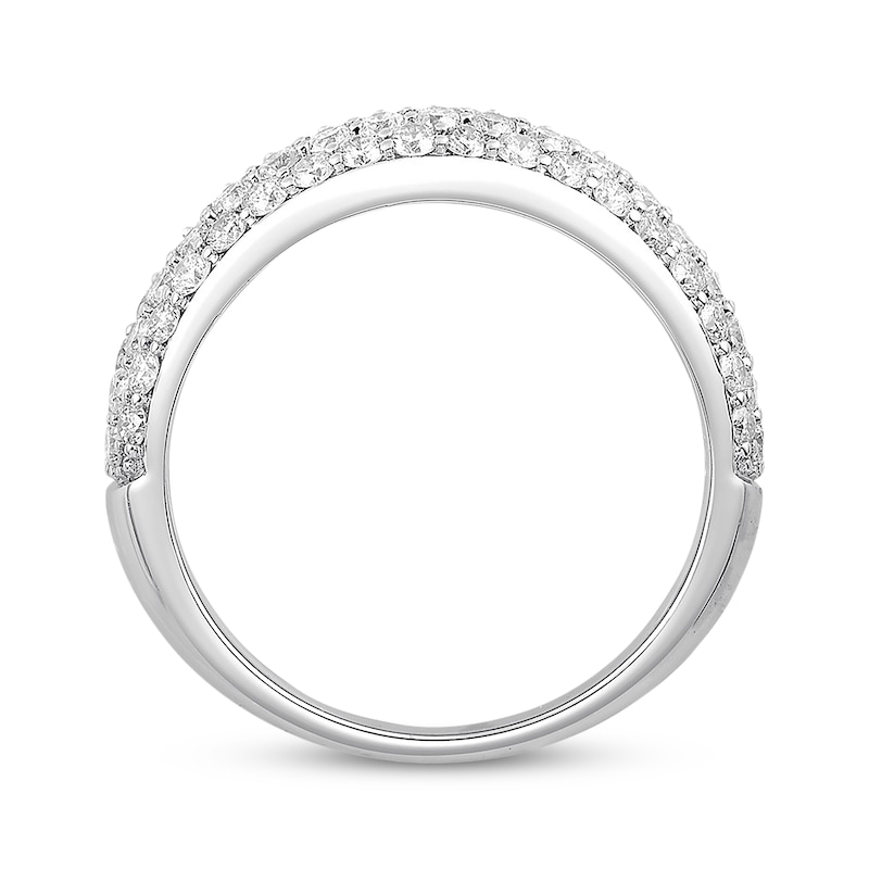 Main Image 3 of Previously Owned Diamond Anniversary Band 1-1/2 ct tw Round-Cut 14K White Gold