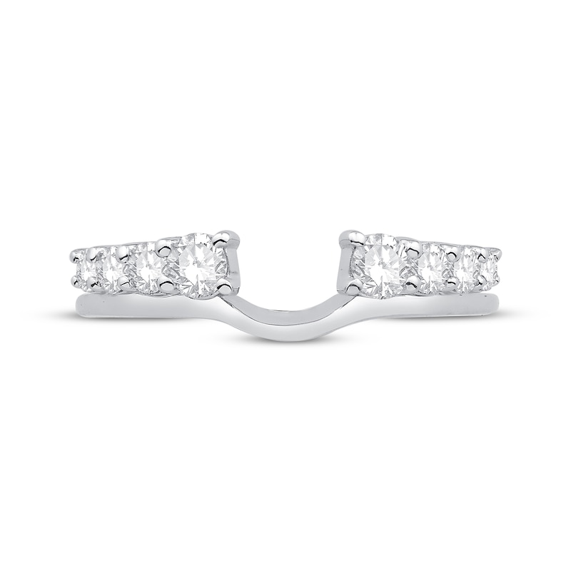 Previously Owned Diamond Enhancer Ring 1/2 ct tw Round-cut 14K White Gold