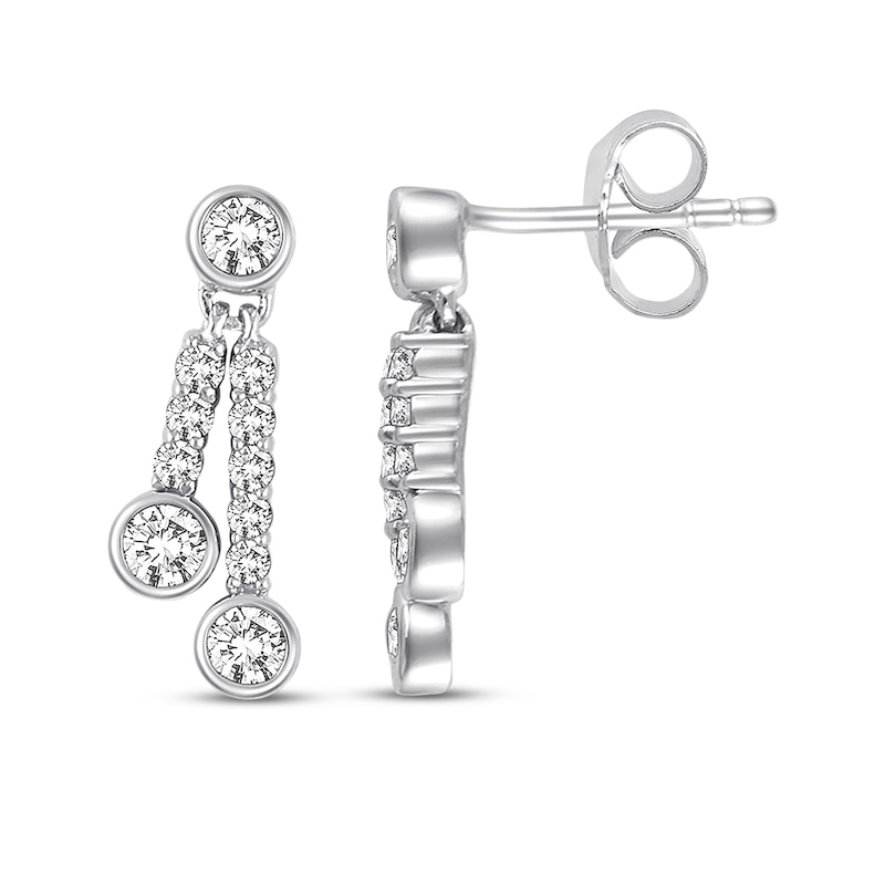 Previously Owned Ever Us Diamond Earrings 5/8 ct tw Round-cut 14K White Gold