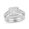 Thumbnail Image 0 of Previously Owned Diamond Bridal Set 1-1/2 ct tw Round-cut 14K White Gold