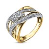 Thumbnail Image 2 of Previously Owned Diamond Ring 1/3 ct tw Round-cut 10K Two-Tone Gold