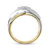Thumbnail Image 4 of Previously Owned Diamond Ring 1/3 ct tw Round-cut 10K Two-Tone Gold