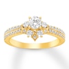 Thumbnail Image 1 of Previously Owned Diamond Engagement Ring 3/4 ct tw Round-cut 14K Yellow Gold