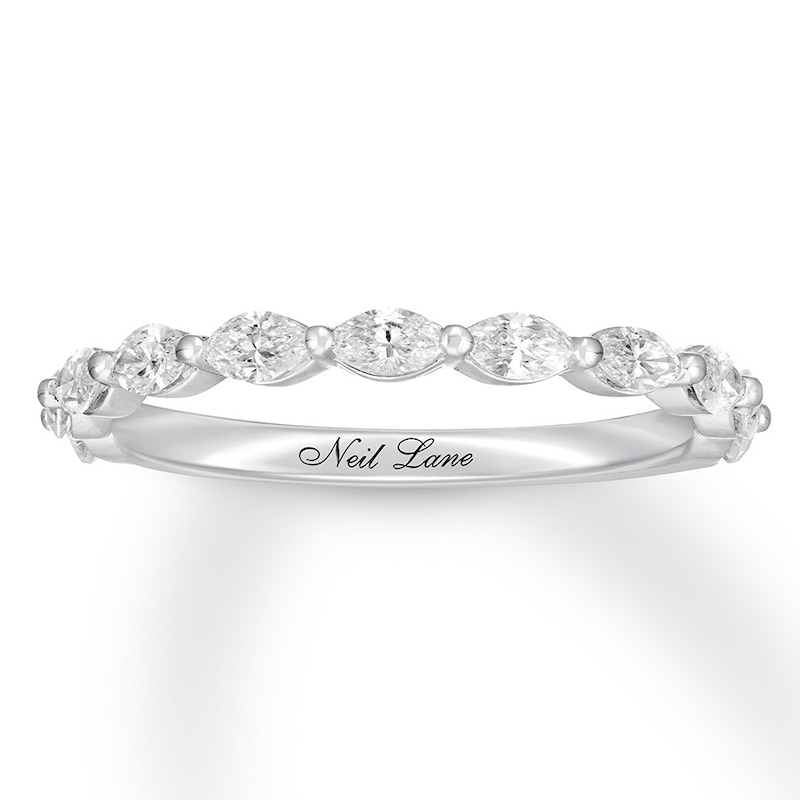 Previously Owned Neil Lane Premiere Diamond Anniversary Band 5/8 ct tw Marquise-cut 14K White Gold