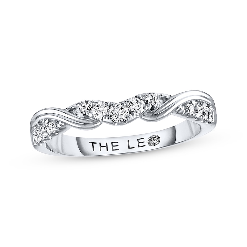 Previously Owned THE LEO Diamond Anniversary Band 1/4 ct tw Round-cut 14K White Gold