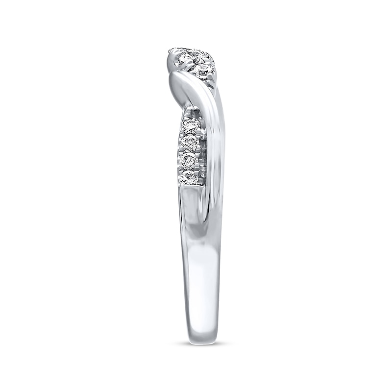 Previously Owned THE LEO Diamond Anniversary Band 1/4 ct tw Round-cut 14K White Gold