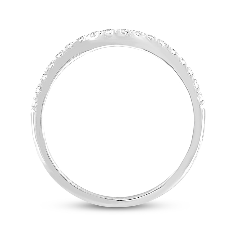 Main Image 3 of Previously Owned Ever Us Diamond Wedding Band 1/4 ct tw Round-cut 14K White Gold