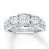Thumbnail Image 1 of Previously Owned Three-Stone Ring 1-3/4 ct tw Round-cut Diamonds 14K White Gold