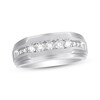 Thumbnail Image 1 of Previously Owned Men's Diamond Wedding Band 1/2 Carat tw 10K White Gold