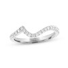 Thumbnail Image 1 of Previously Owned THE LEO Diamond Wedding Band 1/5 ct tw Round-cut 14K White Gold