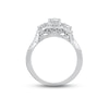 Thumbnail Image 3 of Previously Owned Neil Lane Engagement Ring 1-1/2 ct tw Emerald & Round-cut Diamonds 14K White Gold