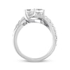Thumbnail Image 3 of Previously Owned Ever Us Two-Stone Anniversary 2 ct tw Round-cut 14K White Gold - Size 9.5