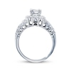 Thumbnail Image 3 of Previously Owned Diamond Engagement Ring 2 ct tw Pie & Round-cut Diamonds 14K White Gold - Size 4.5