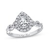 Thumbnail Image 1 of Previously Owned Neil Lane Engagement Ring 1-1/8 ct tw Pear & Round-cut Diamond 14K White Gold Size 5