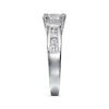 Thumbnail Image 2 of Previously Owned Diamond Engagement Ring 1-1/4 ct tw Princess & Round-cut 14K White Gold Size 4