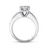 Thumbnail Image 3 of Previously Owned Diamond Engagement Ring 1-1/4 ct tw Princess & Round-cut 14K White Gold Size 4