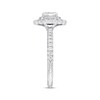 Previously Owned Neil Lane Diamond Engagement Ring 7/8 ct tw Oval & Round-cut 14K White Gold