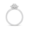 Previously Owned Neil Lane Diamond Engagement Ring 7/8 ct tw Oval & Round-cut 14K White Gold