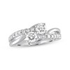 Thumbnail Image 1 of Previously Owned Ever Us Two-Stone Diamond Ring 1 ct tw Round-cut 14K White Gold Size 10