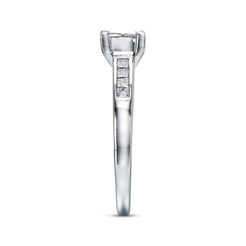 Main Image 2 of Previously Owned Diamond Engagement Ring 7/8 Carat tw 14K White Gold - Size 11.5