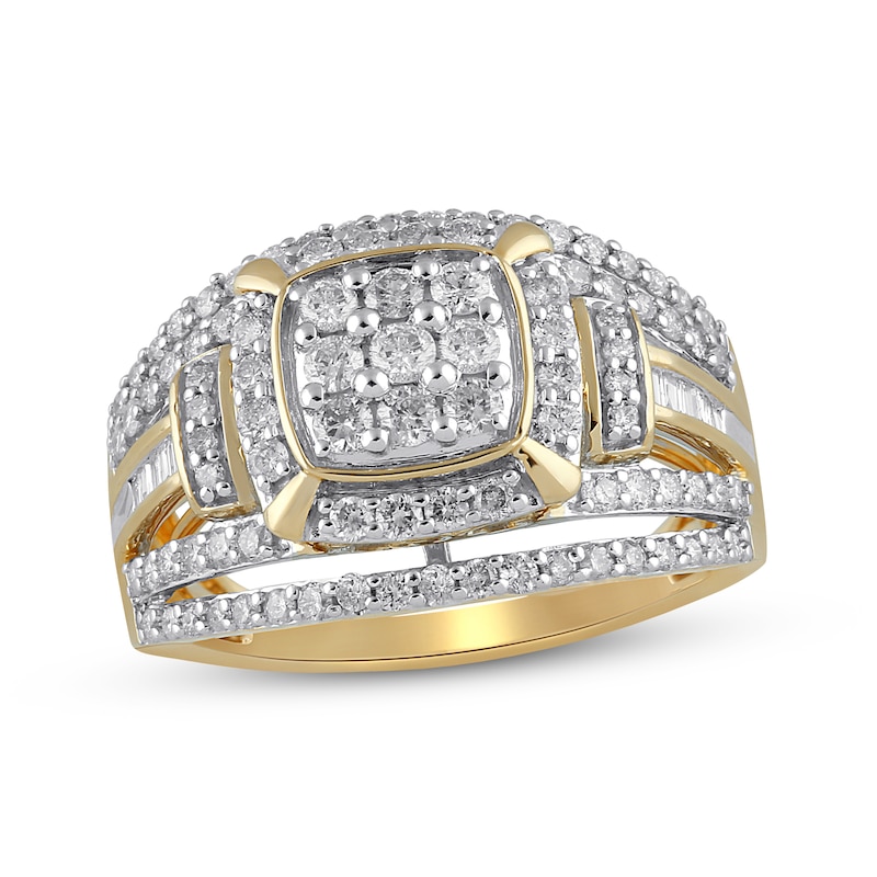 Main Image 1 of Previously Owned Diamond Fashion Ring 1 ct tw 10K Yellow Gold Size 11