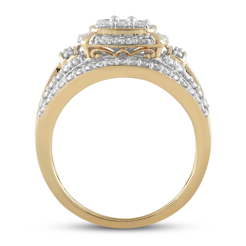 Main Image 2 of Previously Owned Diamond Fashion Ring 1 ct tw 10K Yellow Gold Size 11