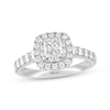 Thumbnail Image 0 of Previously Owned THE LEO Diamond Engagement Ring 1 ct tw Princess & Round-cut 14K White Gold - Size 3.5