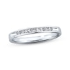 Thumbnail Image 1 of Previously Owned Diamond Wedding Band 1/4 ct tw Princess-Cut 10K White Gold Size 9.5
