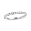 Thumbnail Image 1 of Previously Owned Anniversary Band 1/4 ct tw Round-cut 10K White Gold - Size 9.5