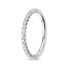 Thumbnail Image 2 of Previously Owned Diamond Wedding Band 1/4 ct tw Round-cut 14K White Gold