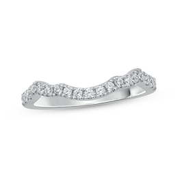 Previously Owned Diamond Wedding Band 1/4 ct tw Round-cut 14K White Gold