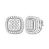 Thumbnail Image 2 of Previously Owned Diamond Stud Earrings 1/2 ct tw 10K White Gold