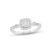 Thumbnail Image 1 of Previously Owned Diamond Promise Ring 1/6 ct tw Round-cut Sterling Silver