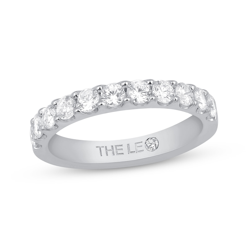Main Image 1 of Previously Owned THE LEO Diamond Anniversary Band 7/8 ct tw Round-cut 14K White Gold