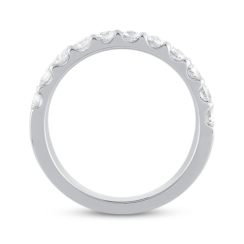 Main Image 3 of Previously Owned THE LEO Diamond Anniversary Band 7/8 ct tw Round-cut 14K White Gold