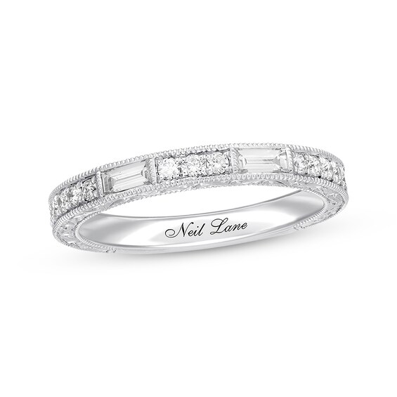 Previously Owned Neil Lane Diamond Wedding Band 3/8 ct tw 14K White Gold