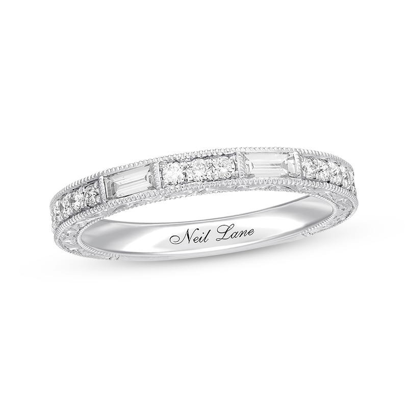 Main Image 1 of Previously Owned Neil Lane Diamond Wedding Band 3/8 ct tw 14K White Gold