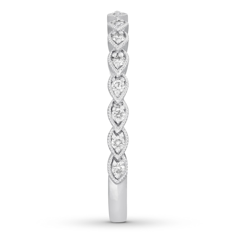Main Image 3 of Previously Owned Neil Lane Diamond Wedding Band 1/6 ct tw 14K White Gold